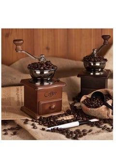 Generic Get a wooden coffee grinder with a classic and elegant design for freshly ground coffee with high quality.  Made from durable wood and sharp blades for perfect grinding, making it ideal for coffee lovers who enjoy the traditional hand-grinding experience!  - Image 3