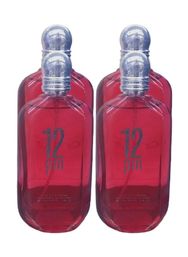 ايميك 4 قطع عطر 12 مساءً ريد للنساء 100 مل - Image 1