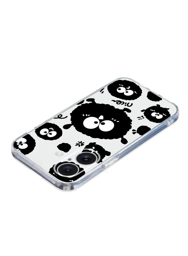 S-TOP Case For iPhone 16 Colored Drawing Pattern Transparent TPU Phone Case - Image 5