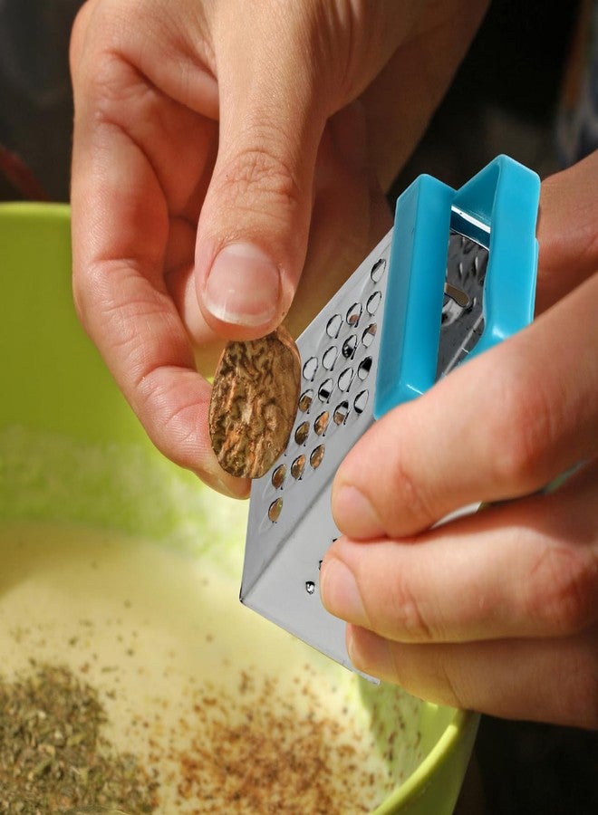 جارنيك مجموعة مبشرة صغيرة من 3 قطع من جارنيك، مصنوعة من الفولاذ المقاوم للصدأ، مثالية لبشر الجبن والثوم والزنجبيل، بالإضافة إلى كونها قطاعة متعددة الوظائف للخضراوات والبطاطس. - Image 5