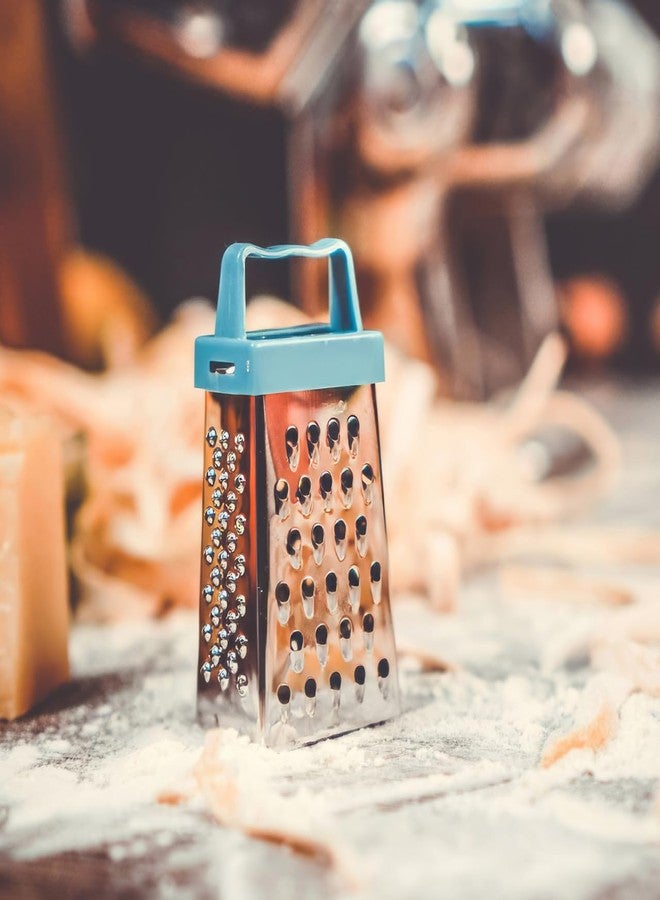 جارنيك مجموعة مبشرة صغيرة من 3 قطع من جارنيك، مصنوعة من الفولاذ المقاوم للصدأ، مثالية لبشر الجبن والثوم والزنجبيل، بالإضافة إلى كونها قطاعة متعددة الوظائف للخضراوات والبطاطس. - Image 3