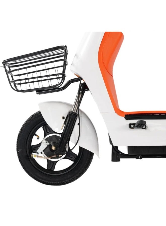 Electric Rides on Scooter 14 Inch Tires 48V 12A 350W - White - SHN-WS - Image 2