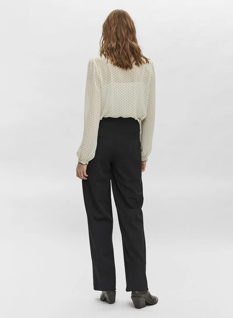 VERO MODA Vmbecky Hw Wide Pull On Pant Noos
