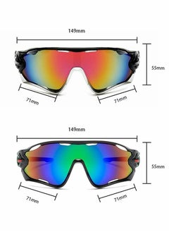 Polarized Sports Sunglasses, UV Protection Sunglasses for Men and Women, Cycling Glasses for Running Driving Golf Fishing Outdoor Activities (2 Pieces) - pzsku/Z51DCBE74CAE0EDA3328EZ/45/_/1662462874/f3193dac-f39c-410d-bb1d-7976b79ef2d7