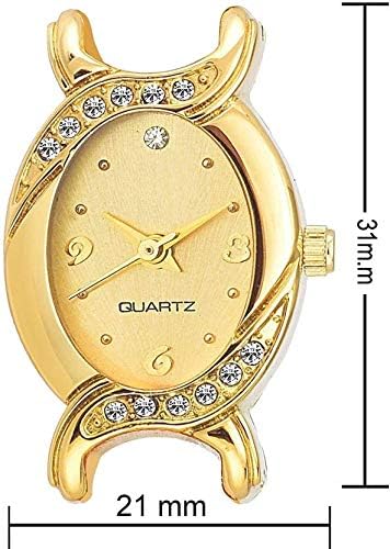 CLOUDWOOD Analog Bangle Gold Dial Luxury Fashion Bracelet Watch for Women & Girls -W158 (Gold) - Image 5