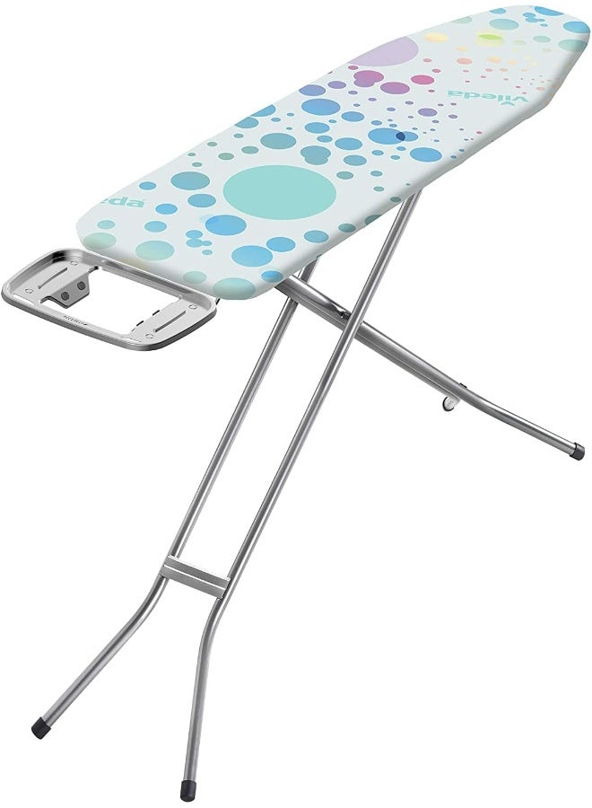 Vileda Ironing Board Star - Smooth and comfortable ironing, Two Layers, Non-Slip Feet- Blue - Image 3