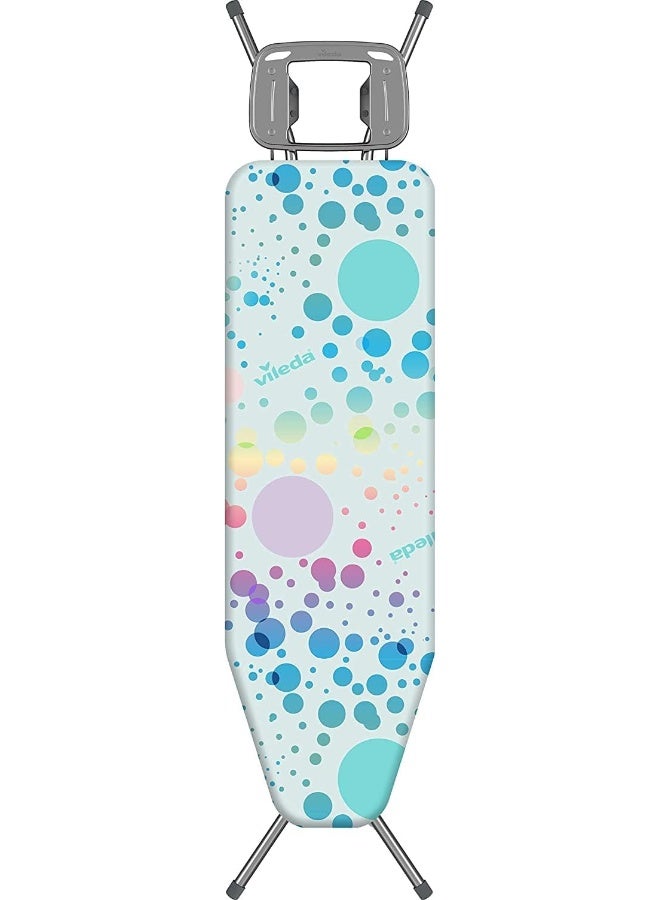 Vileda Ironing Board Star - Smooth and comfortable ironing, Two Layers, Non-Slip Feet- Blue - Image 4