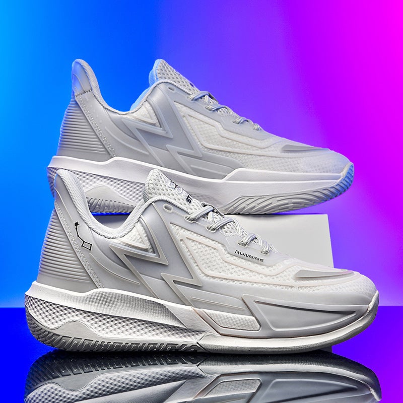 Luminous Basketball Shoes For Men, Breathable, Practical Students, Non-Slip Children'S Sneakers, Men'S Friction And Sound Sports Shoes, Men'S And Women'S Shoes - Image 1