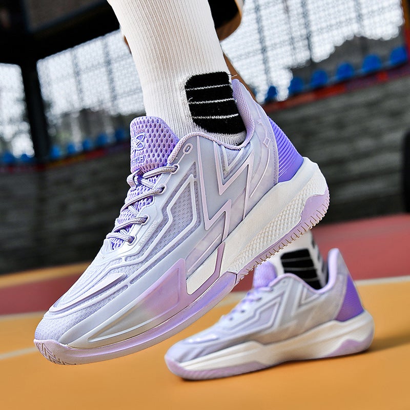 Luminous Basketball Shoes For Men, Breathable, Practical Students, Non-Slip Children'S Sneakers, Men'S Friction And Sound Sports Shoes, Men'S And Women'S Shoes - Image 5