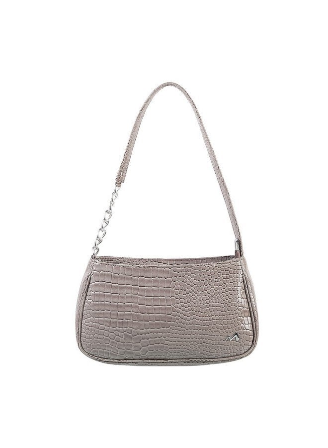 Metro Women Shoulder Bag Grey (66-7631) - Image 1