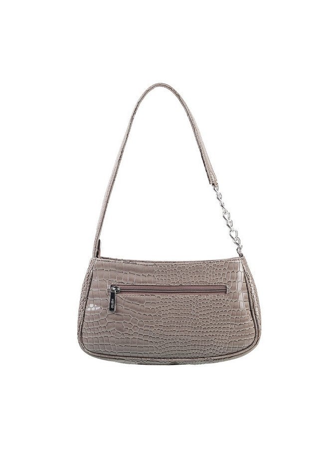 Metro Women Shoulder Bag Grey (66-7631) - Image 3