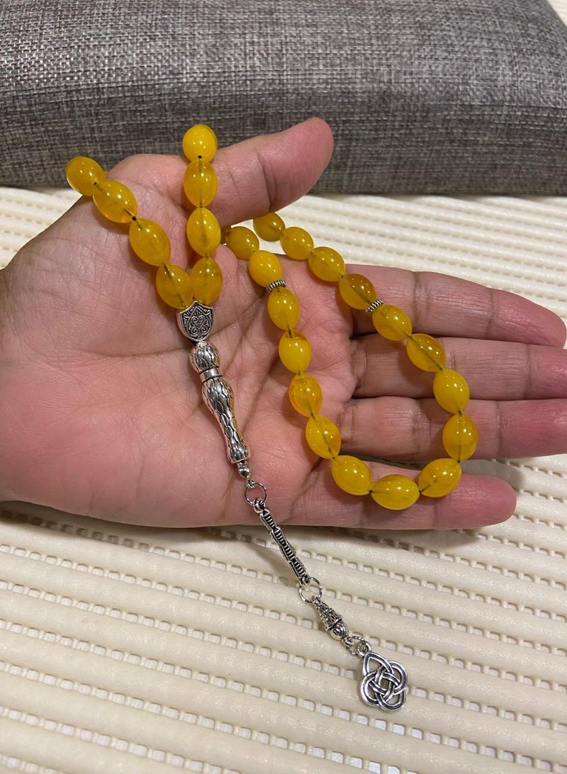 Faturan Prayer Beads For Men 33 Beads Size 8.5mm*12mm - Image 1