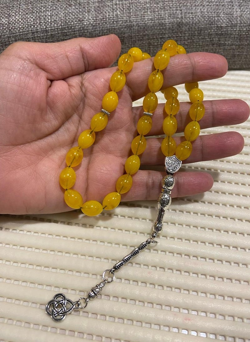 Faturan Prayer Beads For Men 33 Beads Size 8.5mm*12mm - Image 3
