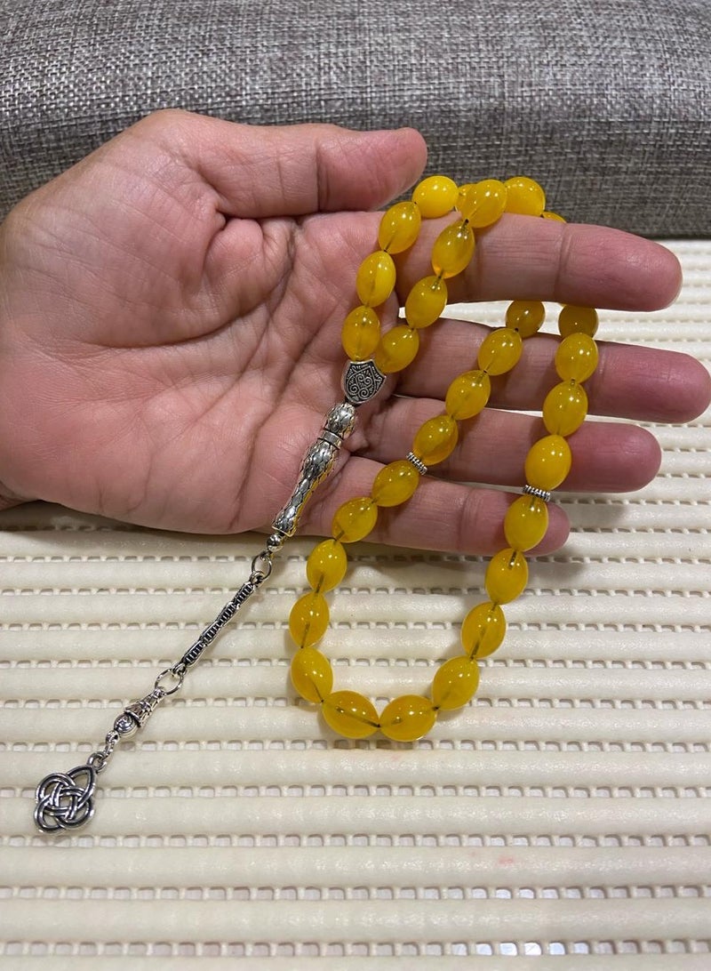 Faturan Prayer Beads For Men 33 Beads Size 8.5mm*12mm - Image 2