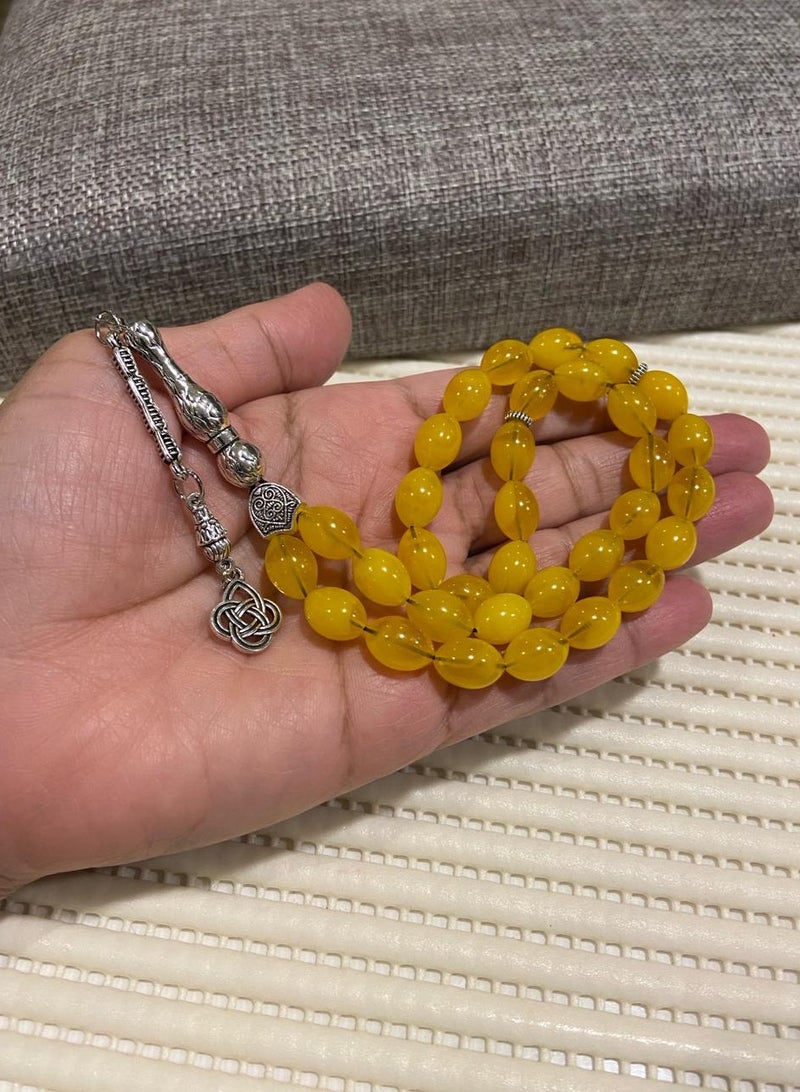 Faturan Prayer Beads For Men 33 Beads Size 8.5mm*12mm - Image 4