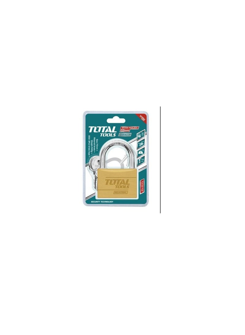 TOTAL Brass Lock Total 70mm