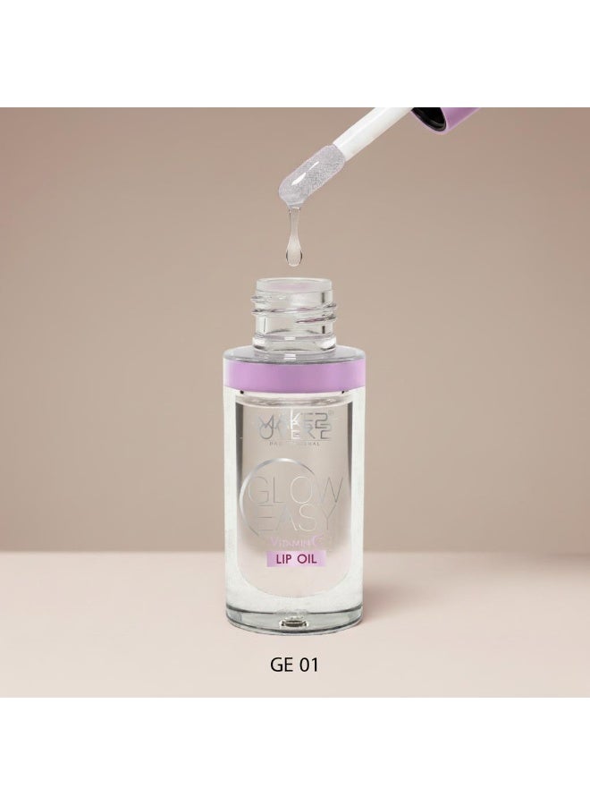 MAKE OVER 22 Glow Easy Vitamin C Lip Oil GE01- CLEAR - Image 2