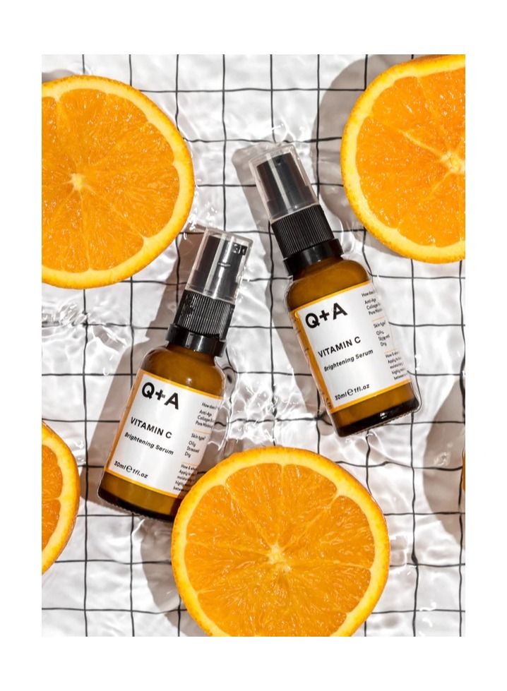 Q+A Anti-Aging Serum Rich In Vitamin C, Which Works To Lighten The Skin, Unify Its Color And Increase Collagen Production -30ml - Image 4