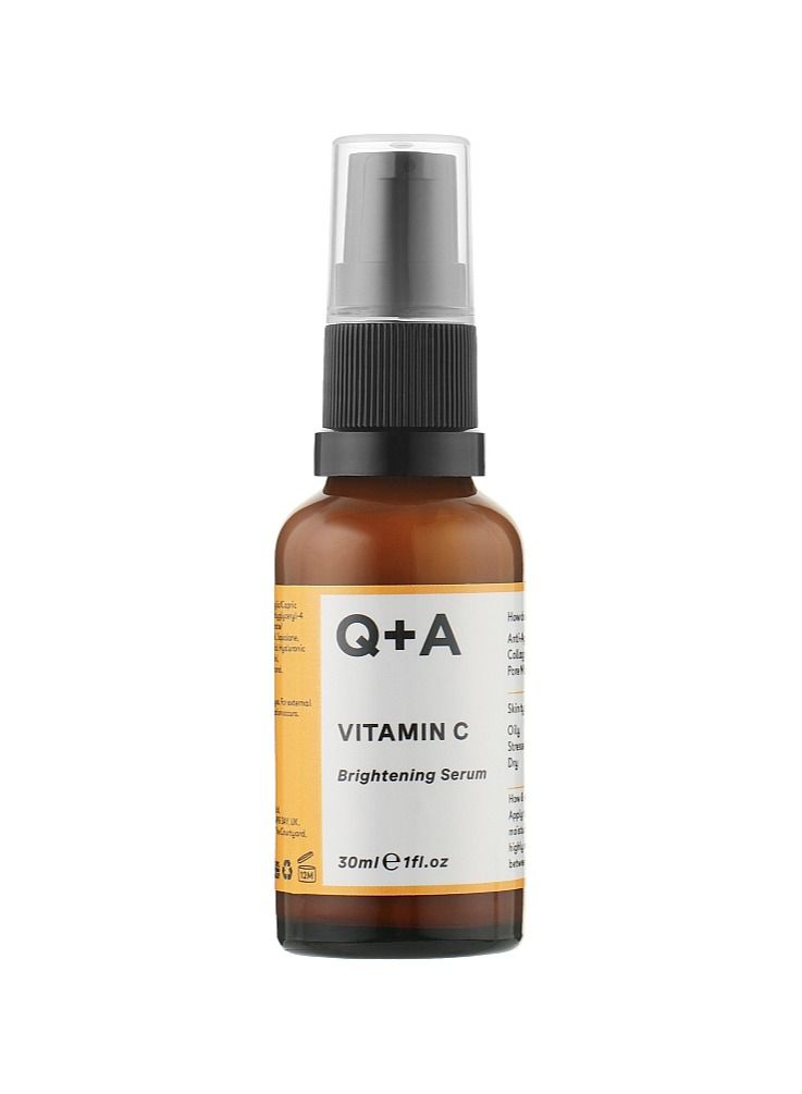 Q+A Anti-Aging Serum Rich In Vitamin C, Which Works To Lighten The Skin, Unify Its Color And Increase Collagen Production -30ml - Image 2