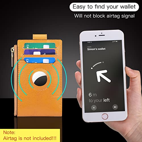 FALAN MULE Womens Wallet Genuine Leahter Bifold Credit Card Holder with Built-in Integrated Case - Image 2