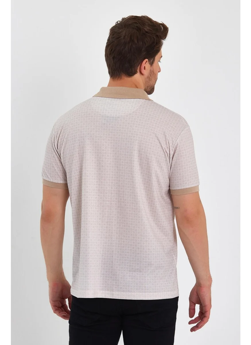 الكسندر جاردي Pocket Mercerized Fabric Polo Neck T-Shirt 1057