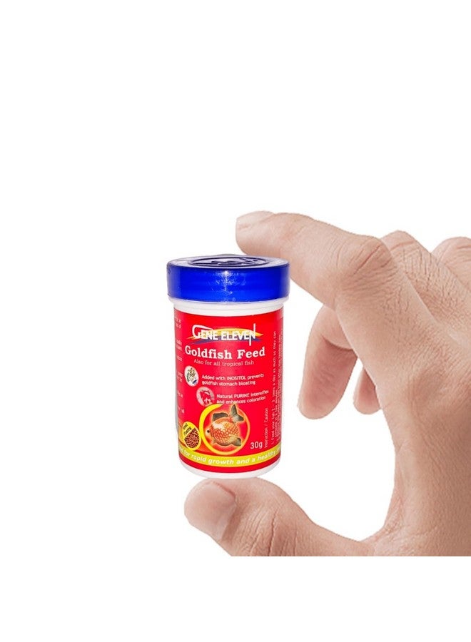 VAYINATO Aquatic Remedies Gene Eleven Goldfish Feed Also for Other Tropical Fish 30g (Pack of 2-60g) | Added with Inositol to Prevent Gold Fish Stomach Bloating | with Natural Purine to Enchance Fish Colour - Image 2