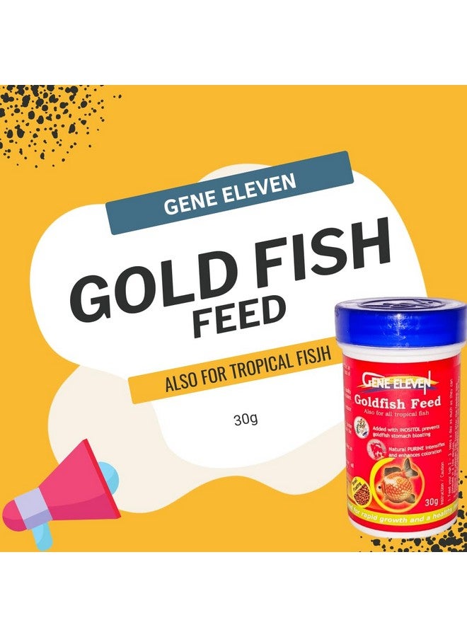 VAYINATO Aquatic Remedies Gene Eleven Goldfish Feed Also for Other Tropical Fish 30g (Pack of 2-60g) | Added with Inositol to Prevent Gold Fish Stomach Bloating | with Natural Purine to Enchance Fish Colour - Image 3