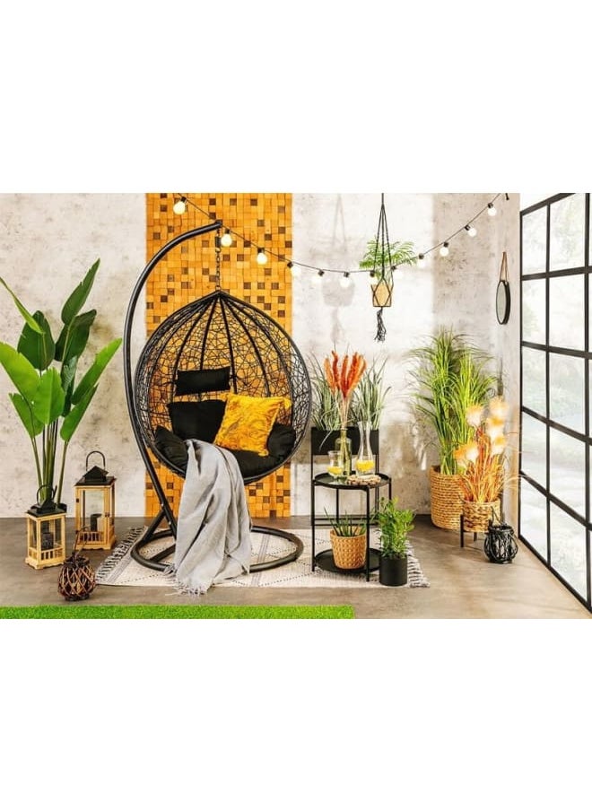 Sampa Rattan Sampa Rattan Single-Seat Swing – A Unique Hanging Retreat for One.  - Image 1