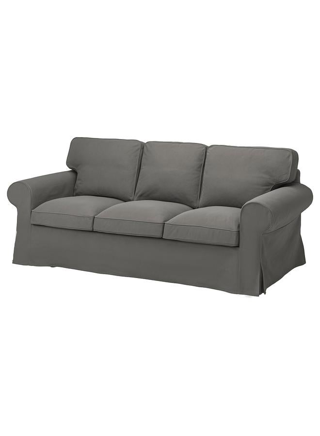 Zaboon Cover for 3-seat sofa, Hakebo dark grey - Image 1