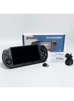 SF3000 Nostalgic Game Machine 4.5 Inch HD Large Screen Handheld GBA Arcade Dual Rocker Handheld Game Machine-Model:Sf3000 Single Palm Machine