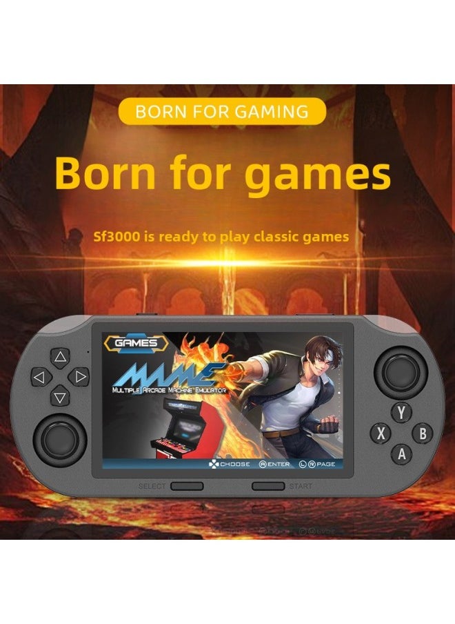 Generic - SF3000 Nostalgic Game Machine 4.5 Inch HD Large Screen Handheld GBA Arcade Dual Rocker Handheld Game Machine-Model:Sf3000 Single Palm Machine - Image 1