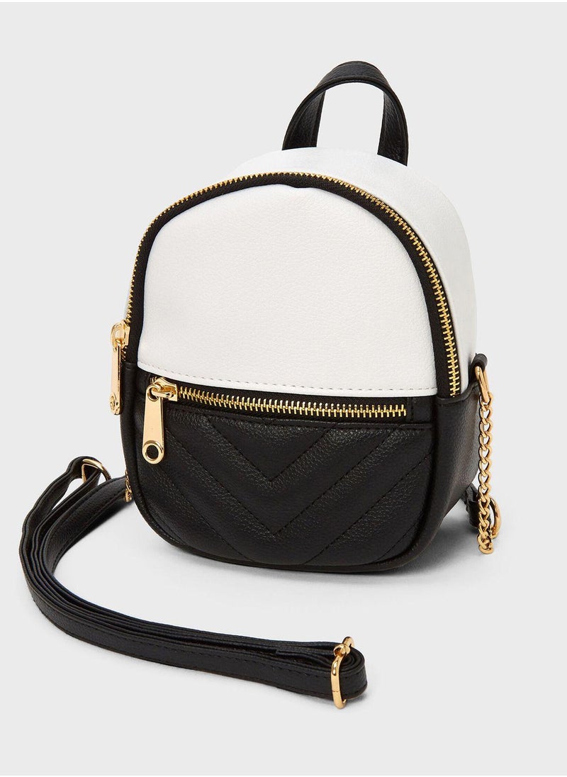Claires Kids Chevron Backpack 