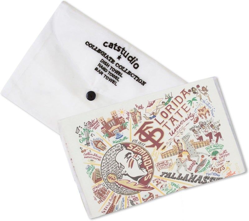 Catstudio Dish Towel, Florida State University Seminoles Hand Towel - Collegiate Kitchen Towels for FSU Fans - Perfect Graduation Gift, Gift for Students, Parents and Alums - Image 2