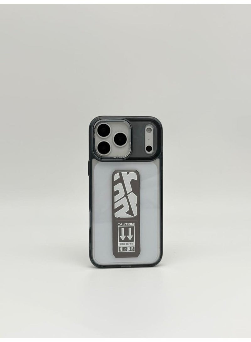 general Mocome Premium Kickstand Case for iPhone 17 Pro Max – Slim Shockproof Protective Cover with Integrated Pull-Down Stand & Magnetic Compatibility - Image 2