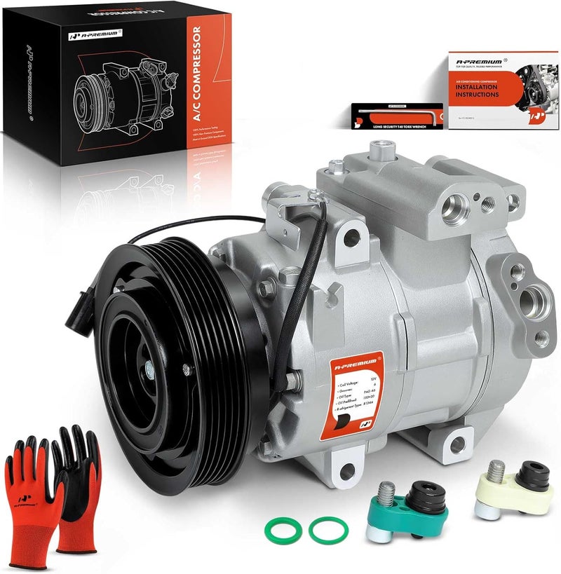 A-Premium AC Compressor with Clutch for Hyundai and Veloster - Image 1