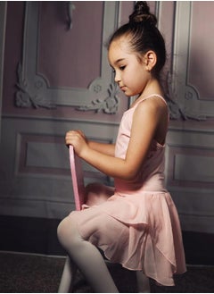 Stelle Stelle Ballet Leotard for Girls Dance Camisole Dress Skirted Ballerina Outfits Sleeveless (Toddler/Little Girl/Big Girl) (Ballet Pink, 3-4T)  - Image 2