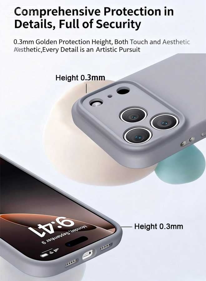 LeadMy iPhone 17 Pro Max Case Full Coverage 1:1 Precise Cutouts, Baby Skin Smooth Slim Phone Case, Matte Finish iPhone Case, Shockproof Protective Back Cover - Image 2