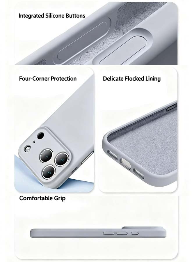 LeadMy iPhone 17 Pro Max Case Full Coverage 1:1 Precise Cutouts, Baby Skin Smooth Slim Phone Case, Matte Finish iPhone Case, Shockproof Protective Back Cover - Image 3