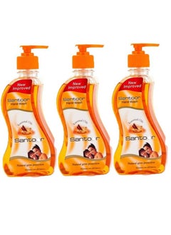 Santoor Hand Wash Orange For Smooth Hands Bottle  (3 X 215 Ml)  - Image 2