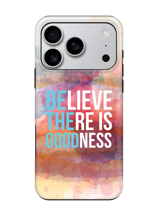 Stylizedd Tough Pro Magnetic Case for iPhone 17 Pro, Dual Layer hybrid PC + TPU Mobile Cover Matte - Be The Good