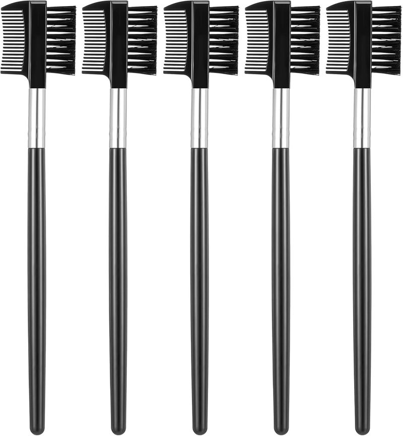 5 Pack Eyebrow Comb Eyebrow Brush for Women Grooming Shaping Brow Eyelashes Extension Makeup Beginner