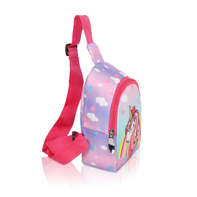 ECHO BOOMERS Print Crossbody Sling Bag Combo For Children | Adjustable Backpack, Waterproof, Anti-Theft, Lightweight, Travel & Outdoor Adventure Gear - Image 3