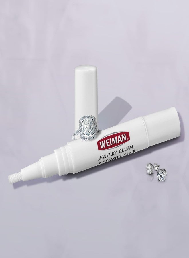 Weiman Fine Jewelry Cleaner Kit - 3PC Set, Jewelry Cleaning Liquid, Clean & Sparkle Stick and Polishing Cloth - For Diamonds, Earrings, Gold, Bracelets - Image 5