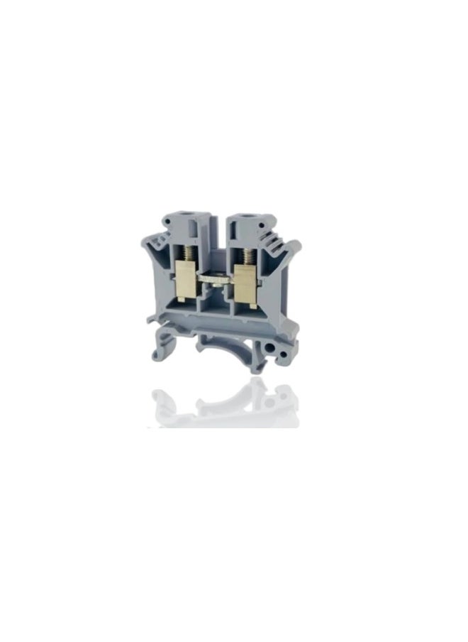 melfi Terminal Block Wire Connector 6Mm‚² 57A 24-8Awg Current Universal Neutral Class Connector Screw Terminal Block Strips Pass-Through Pack Of 5  - Image 3