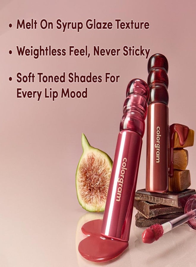 COLORGRAM DEEP GLAZE LIP GLOSS 04 TOFFEE APPLE I Korean Makeup Ultimate Sugar-Coated Glow and Non-stickty Lightweight Finish I High-Shine Glossy I Korean Lip I Summer Make Up - Image 3