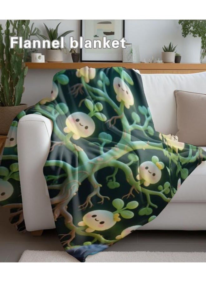 عام بطانية رقيقة من الفانيلا الكرتونية للأطفال والرضع (دافئة ومريحة، ومناسبة للنوم والألعاب) 70 سم * 100 سم - Image 4