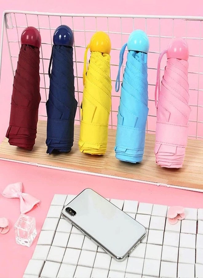 STOCKZONE Umbrella with Capsule Shape Bottle Case Cover & Long Size Handle|Small Cute Sun & Rain Waterproof Ultra Portable Protective Mini Travel UV Umbrella for Men Women Kids Boys & Girls - Image 5