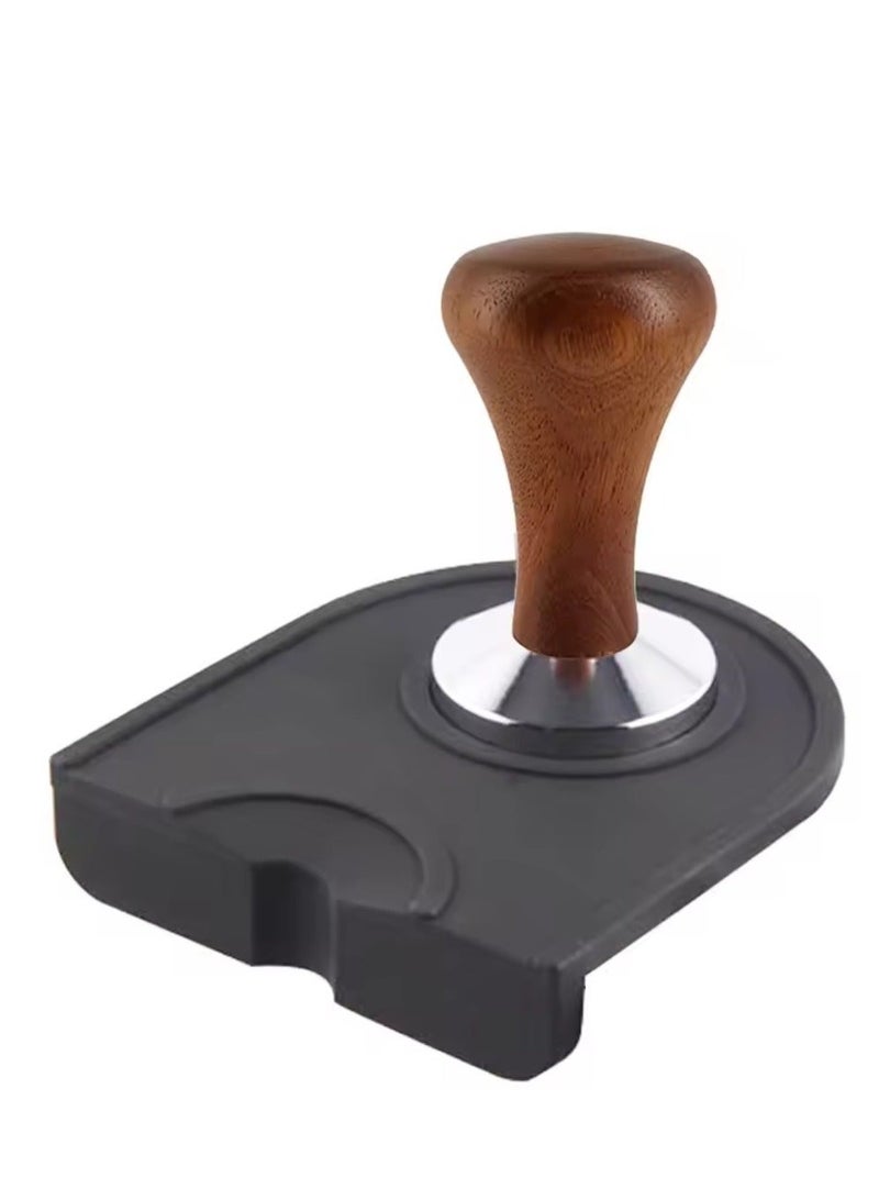 قاعدة ضغط القهوة من السيليكون عالي الجودة لتحضير الإسبريسو ومانعة لانزلاق  البورتافلتر وسهلة التنظيف - Portafilter Mat - Image 3