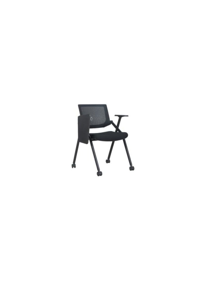 Kaliber Trelo Training Chair with Tablet – Ergonomic Mesh Back, Adjustable Sliding Armrests, and Folding Design with Wheels for Enhanced Mobility in Training and Conference Settings - Image 2
