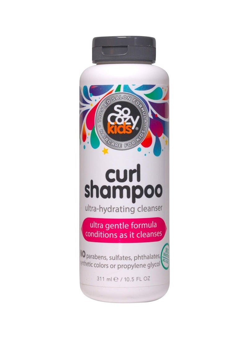 SO COZY - SoCozy Curl Shampoo | For Kids Hair | Ultra-Hydrating Cleanser | No Parabens, Sulfates, Synthetic Colors or Dyes, Sweet-Crème, 10.5 Fl Oz - Image 1